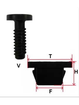 Plastikinis indėklas 12 mm 